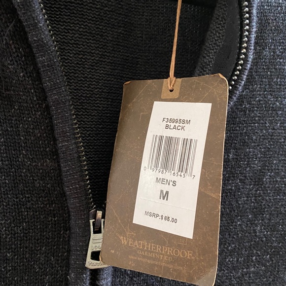 Weatherproof | Vintage Cotton Knit Vest Size M NEW - Picture 5 of 7